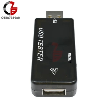 6-in-1 USB Testeri Lādētāju Ārsts LCD Ciparu Voltmetrs Ammeter Jauda Temperatūras Strāvas Sprieguma Mērītājs, Bateriju Jauda Detektors
