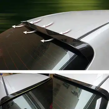 ABS Automašīnas Aizmugurējā Loga Augšas Jumta Spoilers Ārējie Lūpu Sporta Aizsargs Plūsmas Plāksnes Spārnu 