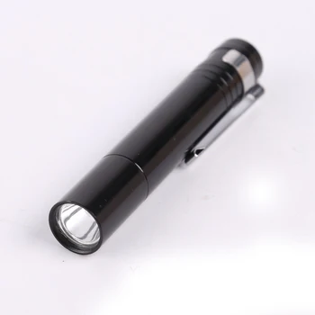 Medicīnas Irbuļa Pogu Mini LED Kabatas Mazu Lukturīti AAA Baterijas Jaudas Lāpu POCKETMAN LED Spuldzes Zaļā Grūti Gaiši Sudraba Krāsā UL