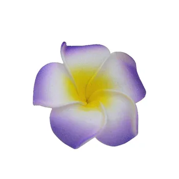 100GAB,4CM Multicolor Viltus Frangipani Mākslīgs Putu Havaju Plumeria Ziedu Galvas,Kāzu Dekorācijas,DIY Matu spraudes