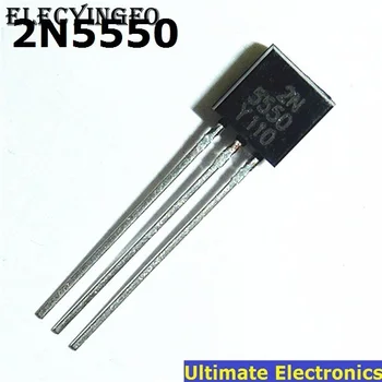 10pcs 2N5550 TO-92 NPN vispārējais Mērķis Tranzistors