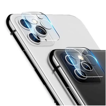 200pcs/daudz 3D Pilnībā Segtu Kameras Objektīvs Filmu Rūdīts Stikls Protector for iPhone 12 mini pro pro max 11