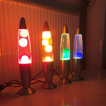 25W Fantasy Medūzas LED Nakts Lampa Alumīnija Sakausējuma Vulkāna Lavas Nakts Gaisma Mājas Guļamistaba Dekorēšana Bērniem Dāvanas ES Plug