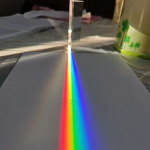 30*100mm Trijstūra Prizma, Studentiem Optiskā Stikla Lielu Mitsubishi Spogulis, Mācību Eksperiments, Rainbow Foto Mega Sevencolor Gaismas
