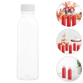 30pcs 250m caurspīdīgas Plastmasas Tukšās Pudeles Tomātu Mērces Dozatoru Dzērienu Pudeles, Vienreizējās lietošanas Pudeles, Sulu Dzērienu Jar