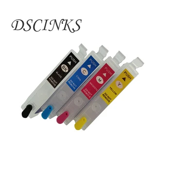 4colors T0881 DG-Refilable kasetne ar reset chip T0881 Epson Stylus CX4400 CX4450 CX7400 NX200 NX400 NX100 NX115 printeri