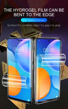 6in1 Objektīvs Filmu Hidrogelu Filmu Par Huawei P Smart 2021 2019 2020 Z Huawei psmart smartp Ekrāna Aizsargs, Nav Rūdīta Stikla