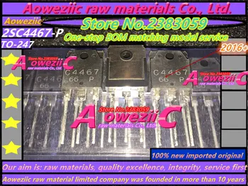 Aoweziic 2016+ new importēti sākotnējā 2SA1694-P 2SC4467-P 2SA1694 2SC4467 TO-247 Audio Amp Jaudas Tranzistors (1 kopām)
