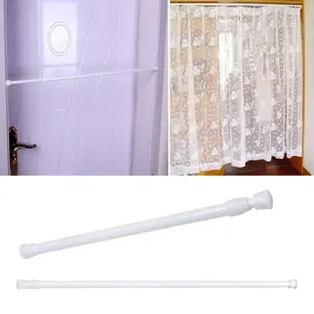 Bagāžnieka vannas istaba karājas dušas aizkaru stieņa, bagāžnieka teleskopiskais stienis, stienis drēbju pakaramais par garderobi, diametrs 1.3 cm