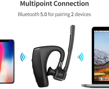 Bluetooth Austiņas Bezvadu Austiņas Jaunākās K15 Austiņas, Brīvroku 5.0 Trokšņa Samazināšana Ar CVC8 Dual Mic Visiem Smart Phones