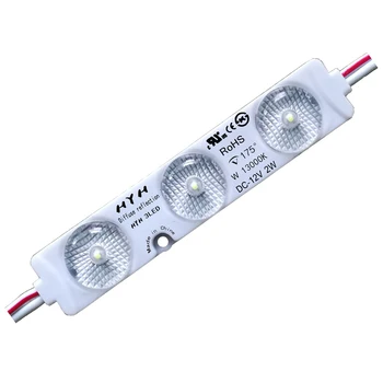 Difūziem pārdomas LED modulis 3030 reklāma gaismas zīmes 3 gaismas / grupas 2W Ūdensizturīgs IP67 led DC12V 100gab