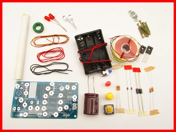 Elektromagnētiskais Lielgabals DIY Komplektu Studiju Rotaļlietas, Elektronika, Izglītības un Zinātnes Elektromagnētiskā Eksperiments