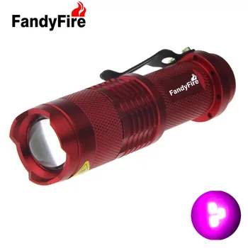 FandyFire IS-850 Infrasarkanās LED Lukturīti ultrared gaismas Lukturīti 850nm infrasarkano staru Nakts Redzamības Kamera Aizpildīt Gaismas Lampas(1* AA