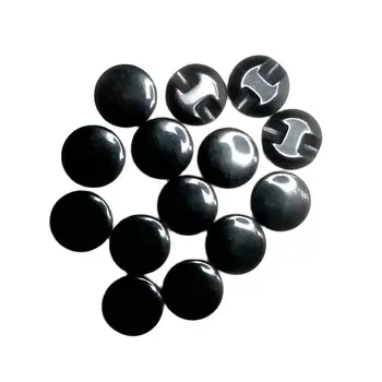 HL 50 12mm krekls melns sveķu pogu, apģērbu šūšanas piederumi DIY rokasgrāmata