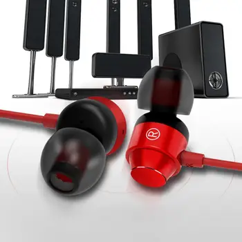 Jaunas Sarkanās austiņu Vadu Kontroles Stereo Tips-C Austiņas Earbuds Sporta Austiņas ar Mic Mobilo Tālruņu iPhone 7 8 Plus X XR XS