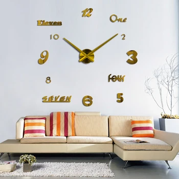 Karstā pārdošanas sienas pulkstenis diy reloj de salīdzinot ar modernu dizainu horloge murale lielu dekoratīvu pulksteņi, kvarca skatīties dzīvojamā istaba īss