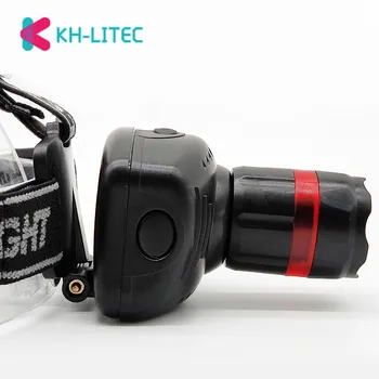 KHLITEC 3 Režīmi Mini Velosipēda Lukturis Galvas Gaismas Labas Kvalitātes Priekšējo Lukturi, LED lukturi, Led Lukturi Lukturi AAA Vairumtirdzniecība