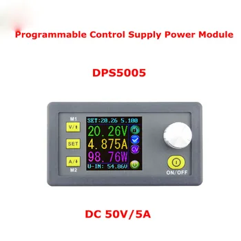LCD converter Regulējams Sprieguma mērītājs Regulators 50V5A Programmējami Barošanas Modulis Buks Voltmetrs Ammeter Pašreizējo testeris