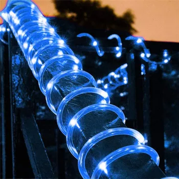 LED Tube String Gaismas 30M 20M 40M Āra Ziemassvētku Virves Gaismas Vara Stieples Pasaku Gaismas Vīt par DIY Dārza Žoga Puse Dekori