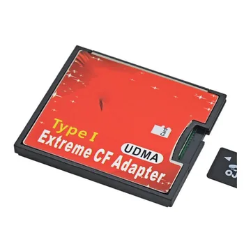 Microsd atmiņas CF Karšu Adapteri TF Mikro SD/HC līdz Compact Flash Type I Memory Card Reader Converter viena slota