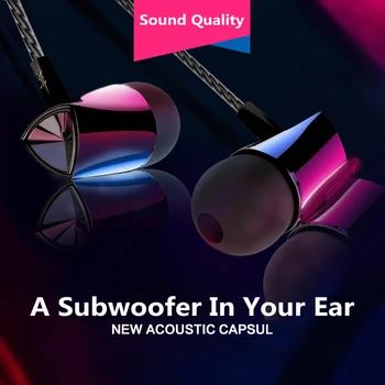 Modernizētas Versija X10 Vadu Austiņas Sporta Austiņu Vadu Super Bass 3.5 mm Earbud Austiņas Ar iebūvētu Mikrofonu Rokās Bezmaksas