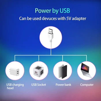 Mājas Apdare Bluetooth App Skaņas aktivizēta USB DC5V Digitālā RGB IC Elastīgs LED Strip Gaismas 5M 10M ar tālvadību
