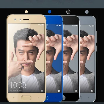 Nicotd Par Huawei honor 9 rūdīta stikla ekrāna aizsargs filmu 9H pilnībā segtu Zilās 3D Huawei honor 9 stiklu plēves 5.15 collas
