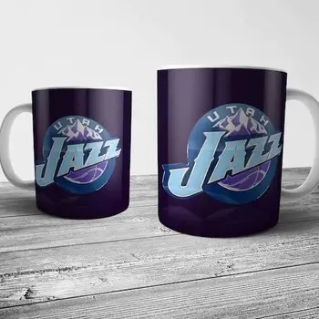 Pixxa Utah Jazz Krūze Kausa modeļu Animācijas, Atdzesē Krūzes Regulāri Lielums Tēja Piens Kafija Tases Ventilators Kolekcija Tējas Tase Kafijas krūze Draugiem