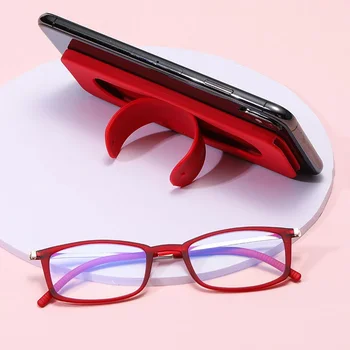 Portatīvo Lasīšanas Brilles Vīrieši Sievietes Anti Zilā Gaisma Pretbloķēšanas Presbyopic Brilles Datoru Brilles Var Pievienot Tālruņa Lietā