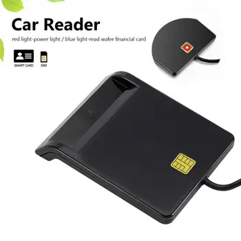 Portatīvo USB 2.0 (Smart Card Reader, DNIE ATM CAC IC ID Bankas Karti, SIM Karti Cloner Savienotājs Windows Linux Platformas Karšu Lasītājs