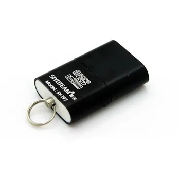 Pārnēsājams Mini USB 2.0, Micro SD, TF, T-Flash Atmiņas Kartes Lasītājs Adapteris Flash Drive, SD flash atmiņas Vairumtirdzniecība