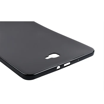 QIJUN Tab 10.1 Silikona Smart Tablet Aizmugurējais Vāciņš Samsung Galaxy Tab A6 10.1 collu līdz 2016. SM-T580 T585 Triecienizturīgs Buferi Gadījumā