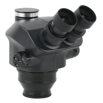 Rūpniecības Lab Vienlaicīgi-Fokusa 7X-50X Stereo Mikroskopu Trinokulara Mikroskopu + 0.5 X 1.0 X 0.7 X 1.5 X 2.0 X Autonoma Objektīva