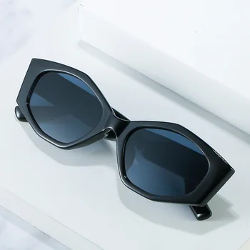 SHAUNA Retro Nelegālo Cat Eye Saulesbrilles Sieviešu Modes Tendences Jelly Tējas Toņos UV400 Vīriešiem Zīmola Dizainere Zaļās Saules Brilles