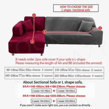Sofa cover elastīgs dīvāna pārsegs frekvencēs krēslu vāka nepieciešama, lai 2pieces sofa cover ja jūsu dīvāns ir stūris L-formas dīvāns