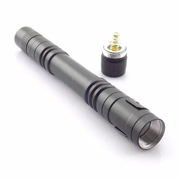 Spēcīgs Mini Q5 LED Lukturīti Penlight Lāpu Zibspuldzes Gaismas Lāpu Kabatas Ultra Spilgti AAA Baterija Pildspalvas Klipu Lampas