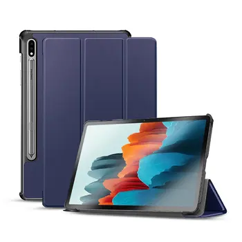 Tablet Case for Samsung Galaxy Tab S7 PU Ādas Slim Cover Samsung Tab S6 Lite S7 Plus 