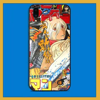 TOPLBPCS Karikatūra Anime Motorzāģi, Vīrietis denji reze cūciņa Phone Gadījumā Vivo Y91C Y11 17 19 17 67 81 Oppo A9 2020. Gadam Realme c3