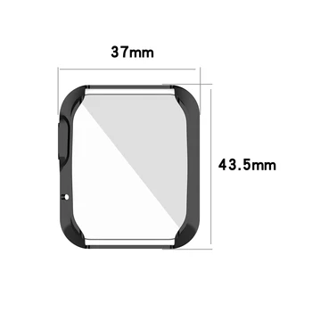 TPU Case For Xiaomi Skatīties Lite / Redmi Smartwatch Ekrāna Aizsargs Anti Scratch triecienizturīgu Pārsegs, Buferi Piederumi