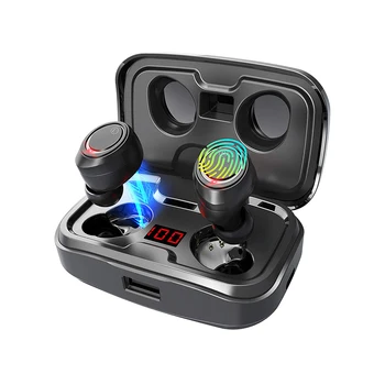 TWS X10 Bezvadu Bluetooth Austiņas HIFI Stereo Sporta Ūdensizturīgs Trokšņa Samazināšanas Binaural pirkstu Nospiedumu sazināties ar Uzlādes Kaste
