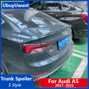 UBUYUWANT Audi A5 Spoilers 2017 2018 2019 2020 2021 Automašīnas Aizmugurējā Bagāžnieka Spoilers Augstas Kvalitātes ABS Materiāla, Auto Astes Spārnu dekoratīvās Apdares