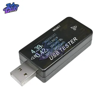 USB Akumulatora Lādētājs Testeri DC 3-30V barošanas Strāvas Detektora Ampere Metru Maksa LCD Mobilo sakaru Tālruņa Ieslēgšanas Monitors