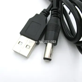 USB Vīrietis, lai 5.5 mm/2.1 mm 5.5*2.1 DC Barelu Ligzda Strāvas Kabeli MAIŅSTRĀVAS kontaktdakšu Pārsūtīt Savienotājs Lādētāja interfeisu konvertētājs