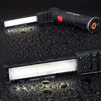ZHIYU 3 Režīmi COB Darba Lukturīti LED Lukturītis Transportlīdzekļa Remonts Lampas, USB Uzlādējams Magnētisko 270 Rotējošo Pārnēsājams Gaismas