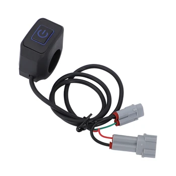 Zilo Gaismu, IP65 Waterproof Pārveidoti Lukturu Slēdzis ar Plug Piederumi Plug and Play, lai Sur-Ron Surron Bišu X