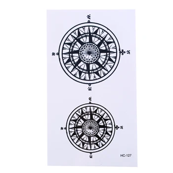 Ūdensnecaurlaidīgus Pagaidu Tetovējumu Uzlīmes Black Butler Līguma Simbols kompass anime tatto flash tetovējums viltus tetovējumiem vīrieši sievietes